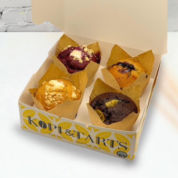 Premium Muffins Box (Box of 4) [3 Working Days Required]