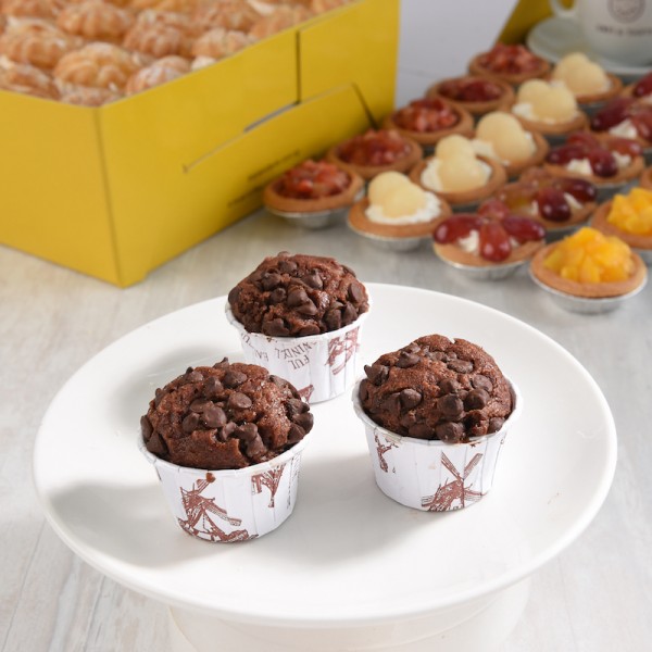 Mini Chocolate Muffins (Box of 16 / 40) [3 Working Days Required]