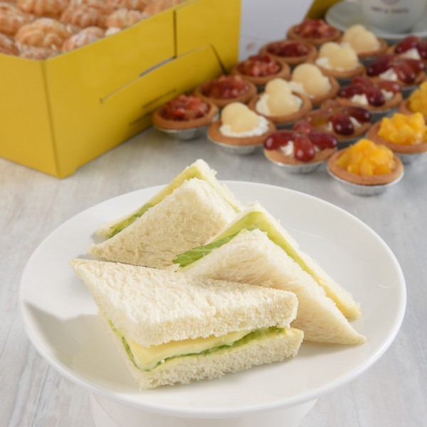 Mini Cheese Sandwiches (Box of 20) [No Meat] [3 Working Days Required]