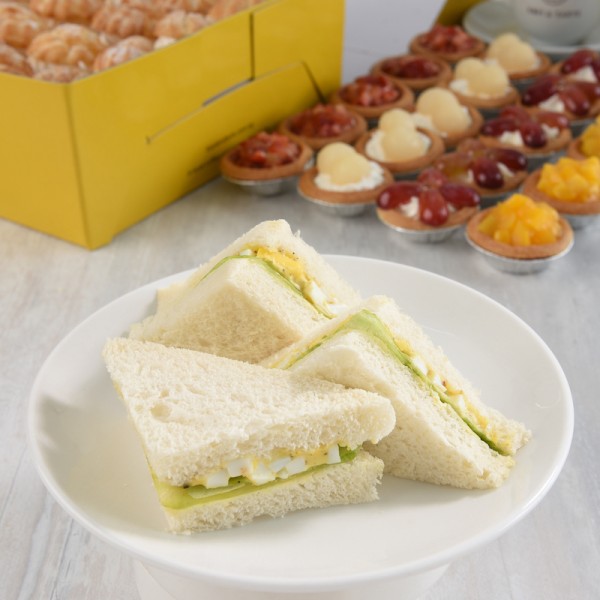 Mini Egg Mayo Sandwiches (Box of 20) [No Meat] [3 Working Days Required]